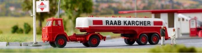 Wiking Tanksattelzug Henschel Raab Karcher