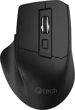 C-Tech WLM-05 Wireless Ergo Mouse schwarz, USB