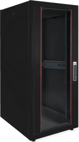 Roline / Secomp Basic 19" Netzwerkschrank 32HE, montiert, Glastür, IP20, RAL 9005, 600mm tief