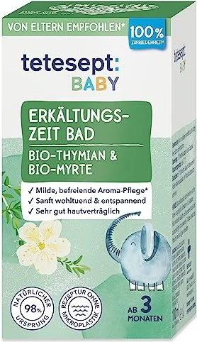 Tetesept Baby Erkältungszeit Bad, 100ml