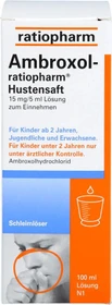 Ambroxol-ratiopharm Hustensaft, 100ml