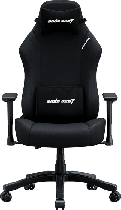 Anda Seat Luna Premium Stoff Gamingstuhl, schwarz
