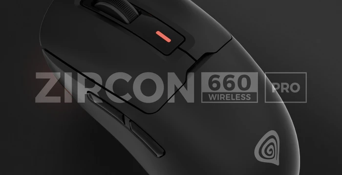 Genesis Zircon 660 Pro Wireless Ultra-Lightweigt Gaming Mouse schwarz, USB/Bluetooth