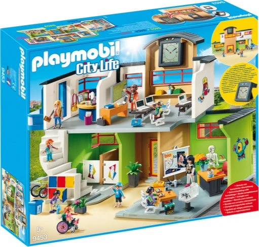 playmobil City Life Große Schule mit Einrichtung