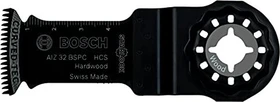 Bosch Professional AIZ32BSPC Wood SL HCS Tauchsägeblatt 32mm, 1 Stück