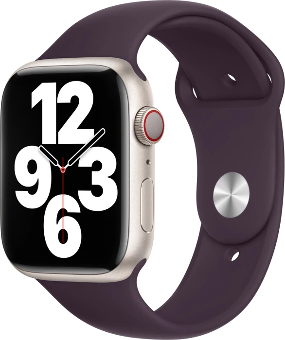 Apple Sportarmband Regular für Apple Watch 45mm holunder