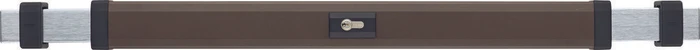 ABUS Panzerriegel PR2800 L2 ohne Zylinder braun, Querriegelschloss