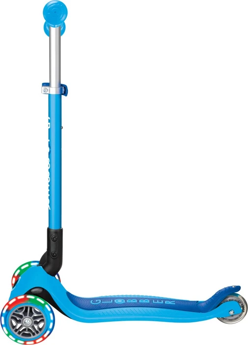 Globber Primo Foldable Lights Kickboard sky blue