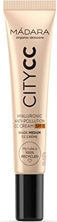 Madara City CC Hyaluronic Anti-Pollution CC Cream medium LSF15, 15ml
