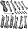 BitFenix Alchemy 2.0 BQT-DPP-Series Kabel Kit für Netzteile, schwarz/weiß Vorschaubild