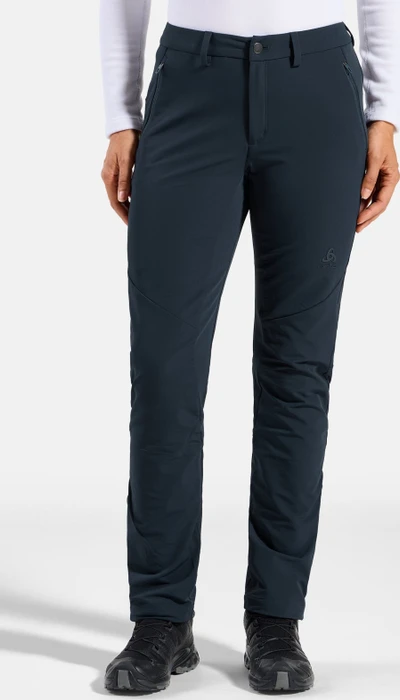 Odlo Ascent Warm Hose lang dark sapphire (Damen)