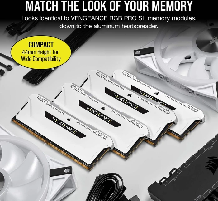 Corsair Vengeance RGB PRO SL Light Enhancement Kit, weiß