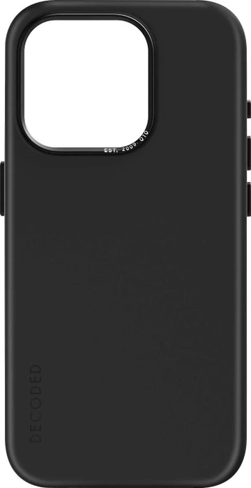 Decoded AntiMicrobial Silicone Back Cover für Apple iPhone 15 Pro Max Graphine