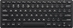 Perixx Periboard-732 Wireless Mini Keyboard, schwarz, LEDs weiß, USB, US (11950)