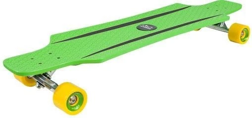 Hudora CruiseStar Komplett-Longboard grün/gelb