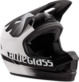 Bluegrass Legit Fullface-Helm white/black texture