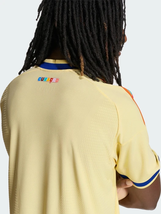 adidas FIFA WM 2026 Curacao Authentic Auswärtstrikot kurzarm almost yellow (Herren)