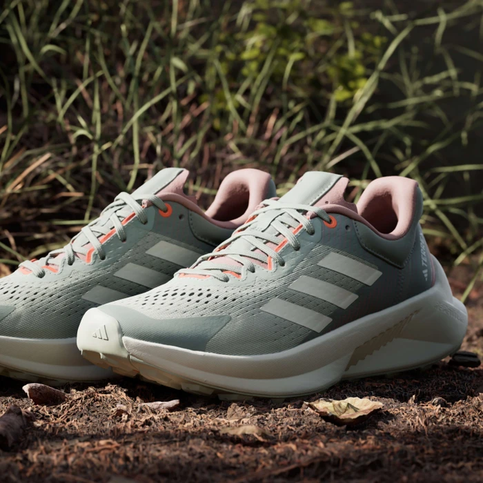 adidas Terrex Soulstride Flow linen green/off white/silver green (Damen)