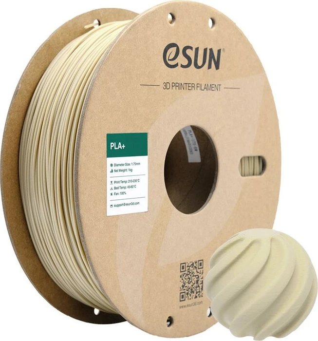 eSUN PLA+, knochenweiß, Spule, 1.75mm, 1.00kg