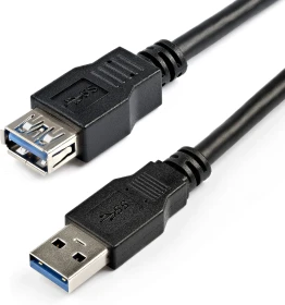 StarTech USB 3.0 Verlängerungskabel, USB-A [Stecker] auf USB-A [Buchse], 2m (USB3SEXT2MBK)