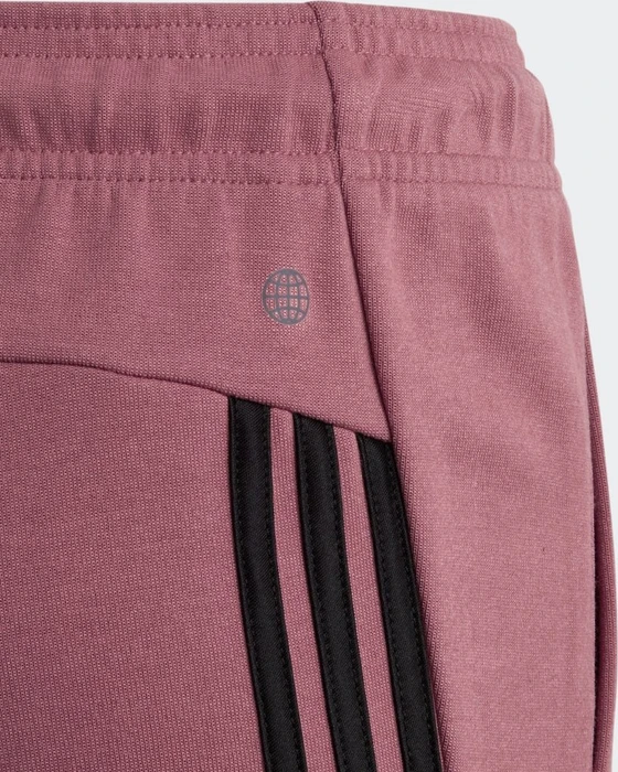 adidas Future Icons 3-Streifen Ankle-Length Trainingshose lang pink strata/black (Junior)