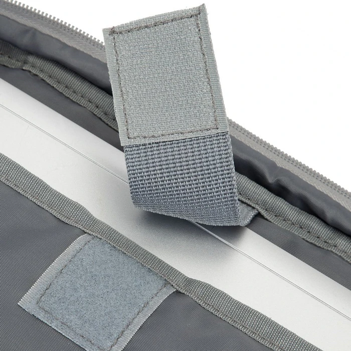 RivaCase Prater anti-theft Laptop Tasche 15.6", Grey/Dark Blue