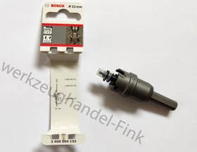 Bosch Professional Precision for Sheet Metal TCT Lochsäge, 22x5mm, 1 Stück