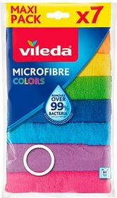 Vileda Colors Mikrofasertuch, 7 Stück