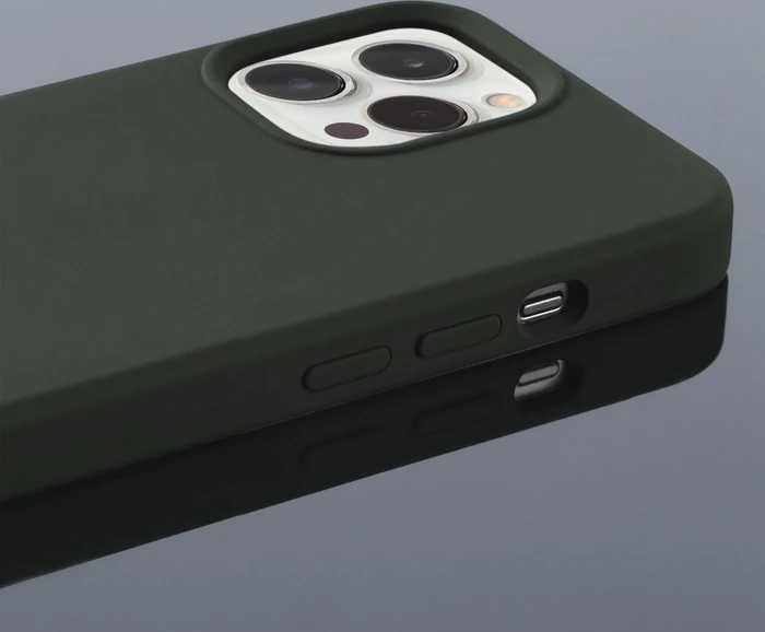 Hama Cover MagCase Finest Feel Pro für Apple iPhone 13 Pro Max grün