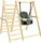 TP Toys Active-Tots Holz Kletterdreieck mit Schaukel (685)