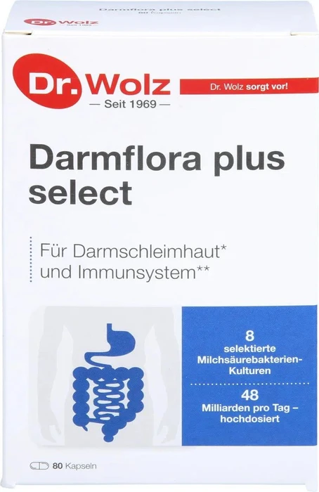 Dr. Wolz Darmflora plus select Kapseln, 80 Stück