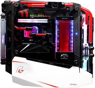 Antec Striker Phantom Gaming Edition, weiß, Glasfenster, Mini-ITX