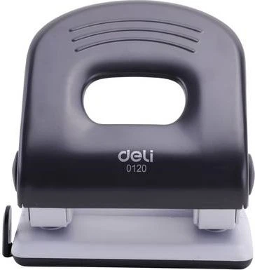 Deli E0120 Bürolocher, schwarz