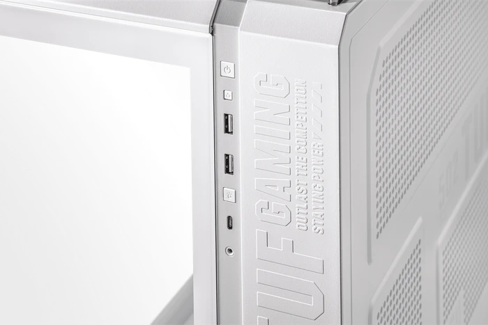 ASUS TUF Gaming GT502 White Edition, Glasfenster