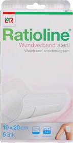 Lohmann & Rauscher Ratioline Wundverband steril, 10 x 20cm, 5 Stück
