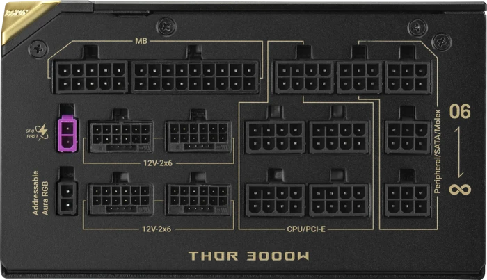 ASUS ROG Thor Platinum III Edition 20, ROG-THOR-3000T3-GAMING-EDITION-20, 3000W, ATX 3.1