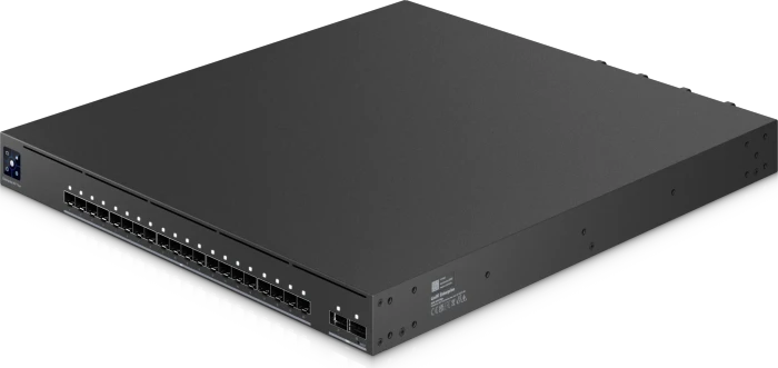 Ubiquiti UniFiSwitch Enterprise Audio/Video Fiber Rackmount 10G Managed Switch, 20x SFP+, 4x QSFP28