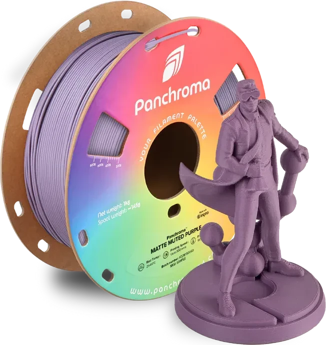 Polymaker Panchroma PLA matt, Muted Purple, Spule, 1.75mm, 1.00kg (CA04026) – Bild 3 von 6