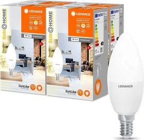 Osram Ledvance SMART+ WiFi Sun@Home Tunable White B35 4.9W E14, 4 Stück