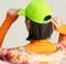 adidas by Stella McCartney Kappe semi solar slime/glow blue Vorschaubild