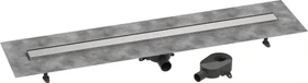 Hansgrohe RainDrain Go Duschrinne, Komplett-Set, edelstahl gebürstet