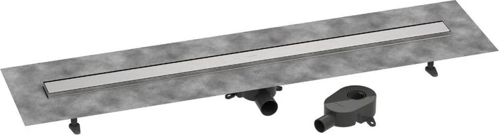 Hansgrohe RainDrain Go Duschrinne, Komplett-Set, edelstahl gebürstet