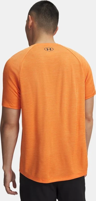Under Armour Tech Textured Funktionsshirt kurzarm outrageous orange/black (Herren)