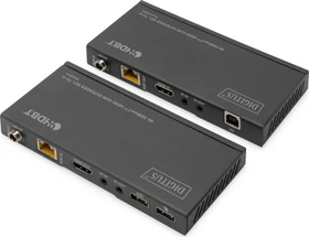 Digitus HDMI KVM Extender Set Extender HDBaseT 1.0, 4K, 30Hz, Cat5e/6/6a/7/8, 40m