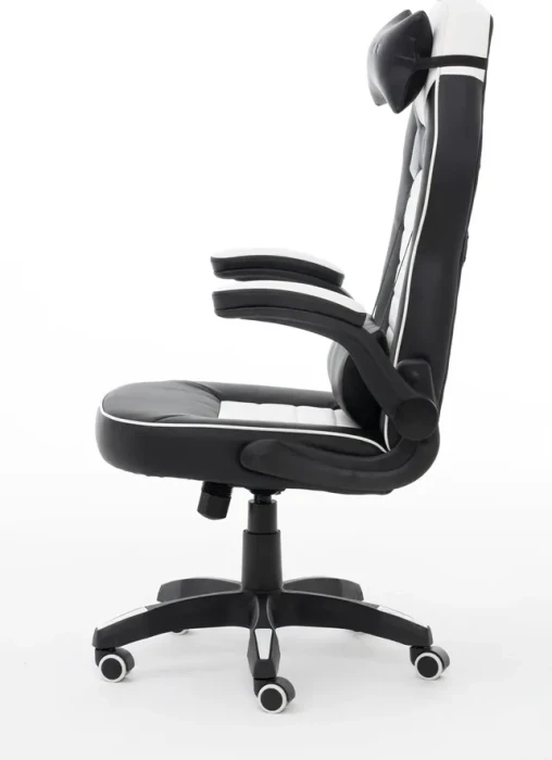 Raptor Gaming GS-50 Gamingstuhl, schwarz/weiß