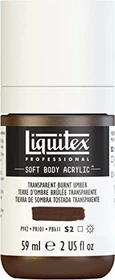 Liquitex Professional Soft Body Acrylic transparent burnt umber, 59ml
