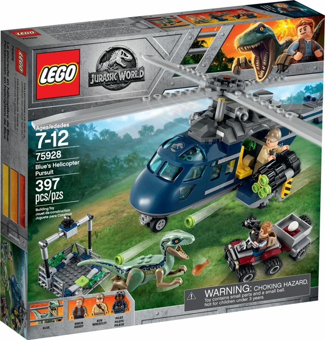 LEGO Jurassic World - Blue's Hubschrauber-Verfolgungsjagd