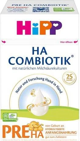Hipp Pre HA Combiotik Anfangsmilch Pulver von Geburt an, 600g