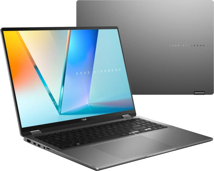 ASUS VivoBook S 16 Flip TP3607SA-SI716W, Matte Gray, Core Ultra 7 256V, 16GB RAM, 512GB SSD, DE, Eingabestift
