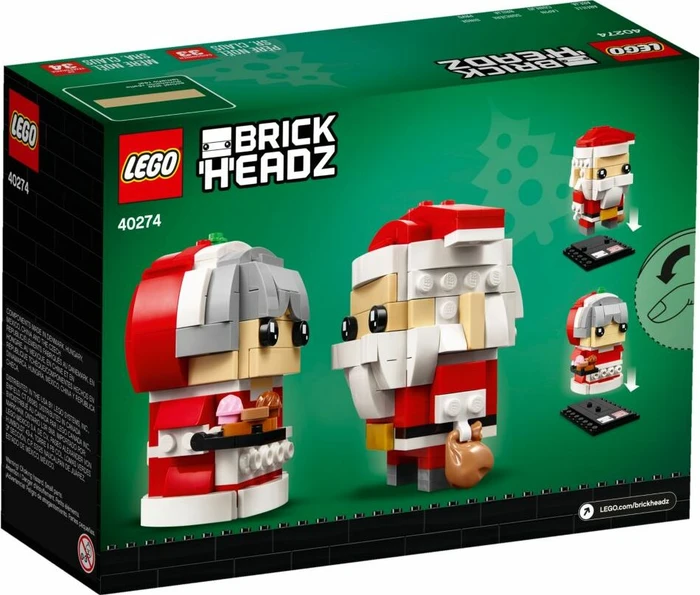 LEGO BrickHeadz - Herr und Frau Weihnachtsmann
